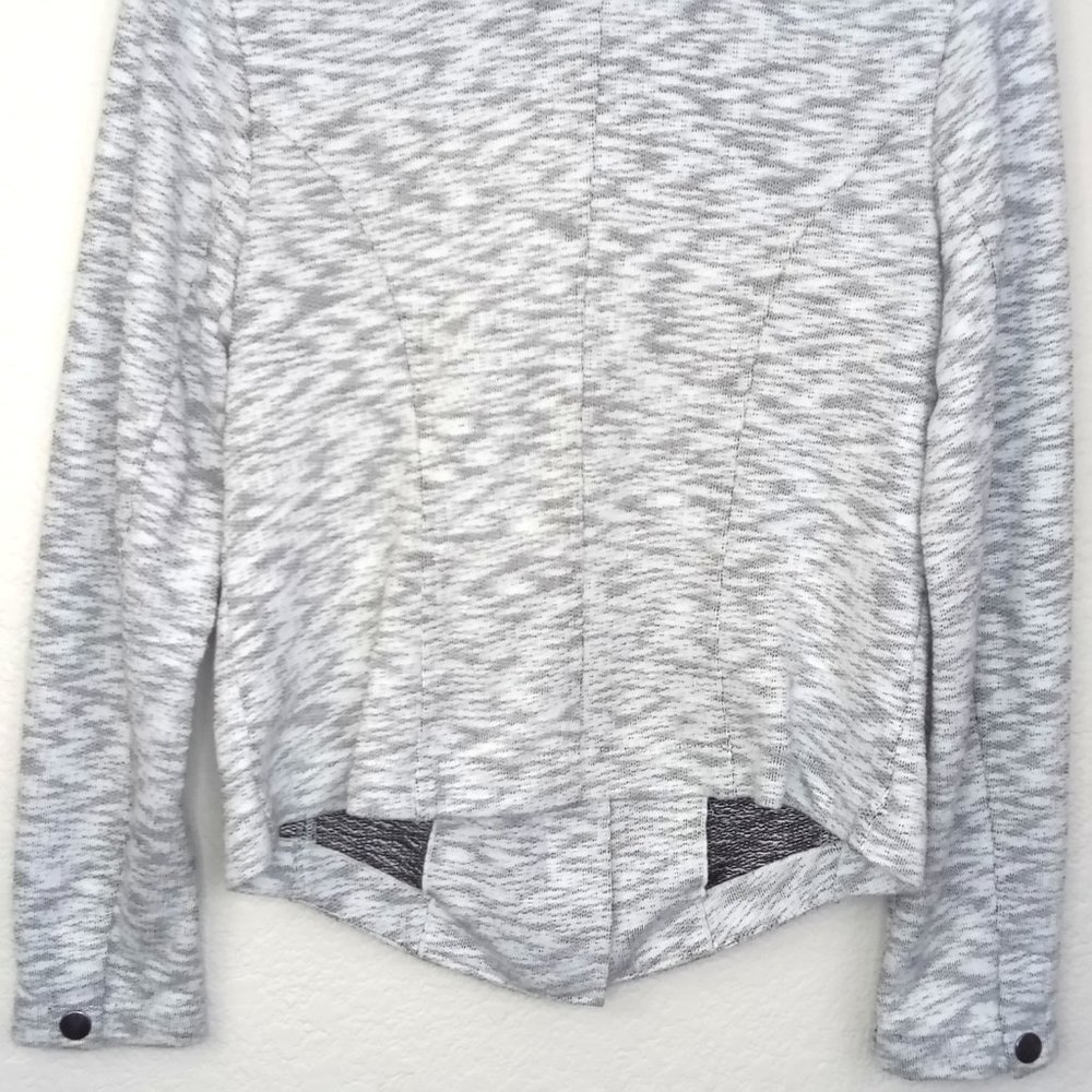 CABI Gray Neo Moto Jacket Blazer M - Picture 10 of 13